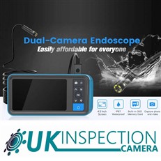 8mm Dual Lens Cavity Camera and Endoscope with 4.5 inch HD IPS Colour Screen MS450