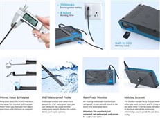 8mm Dual Lens Cavity Camera and Endoscope with 4.5 inch HD IPS Colour Screen MS450