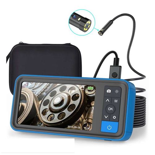 UK Inspection Camera 8mm Dual Lens Cavity Camera and Endoscope with 4.5 inch HD IPS Colour Screen MS450