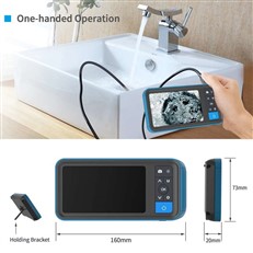 8mm Dual Lens Cavity Camera and Endoscope with 4.5 inch HD IPS Colour Screen MS450