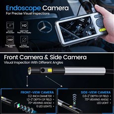 Cavity Endoscope with 5mm Dual Camera Probe and 5 inch HD IPS Colour Screen NTS500B