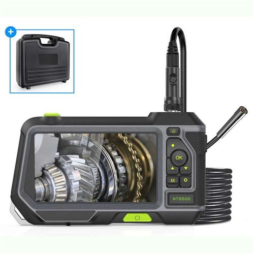 5.5mm Dual Lens Cavity Camera and Endoscope with 5 inch HD IPS Monitor NTS500