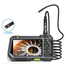 5.5mm Dual Lens Cavity Camera and Endoscope with 5 inch HD IPS Monitor NTS500