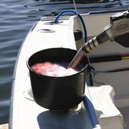 Large Fuel Filter & Water Separator Mr Funnel for Marine Fuel tanks